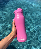 Nahiade Curve – Gourde Sport Isotherme Inox 710ml – Sans BPA – Framboise